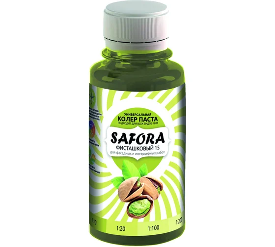 Колер-паста Safora 100 мл, Фисташка