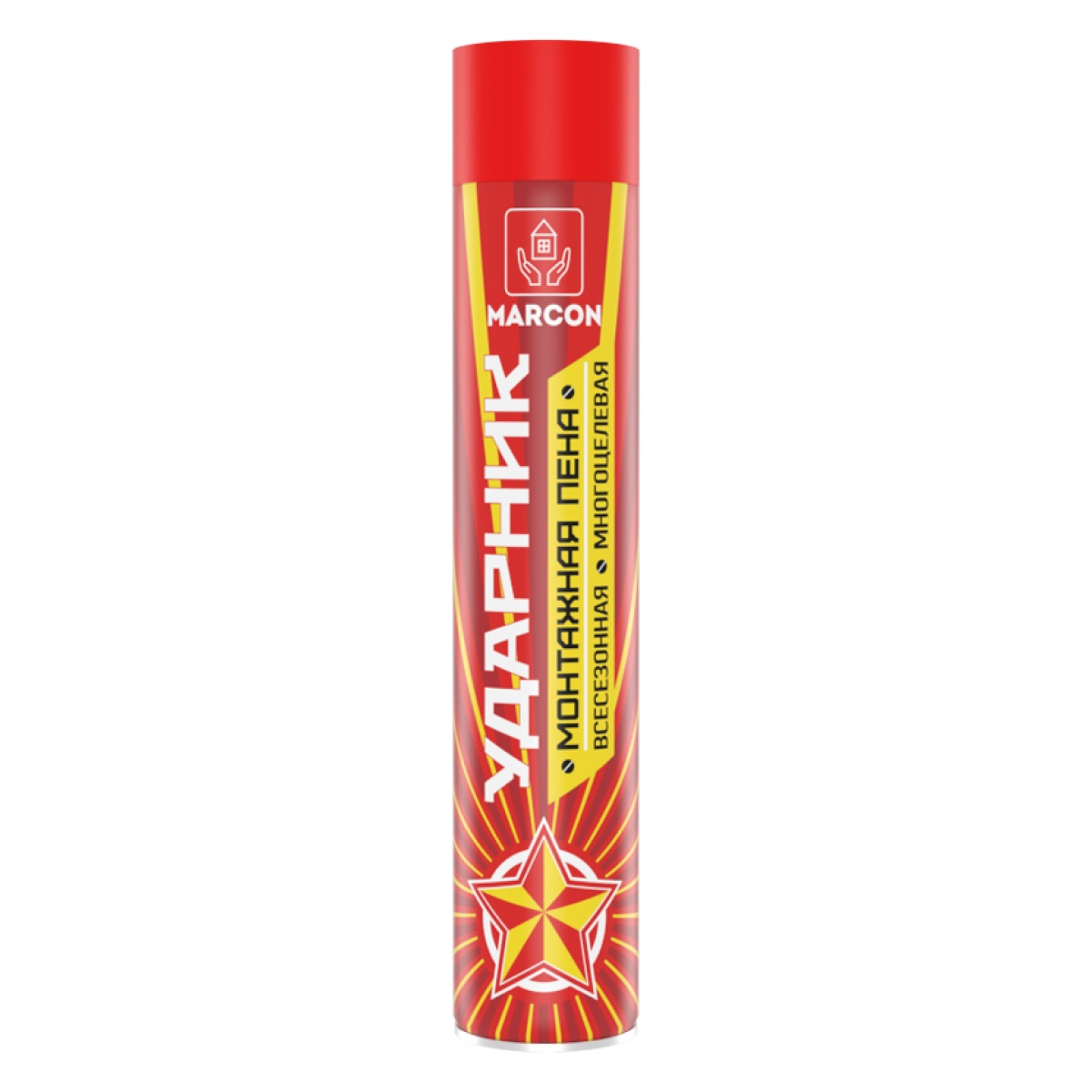 Монтажная пена профессиональная 2в1 всесезонная Ударник WL-2.800G 65L